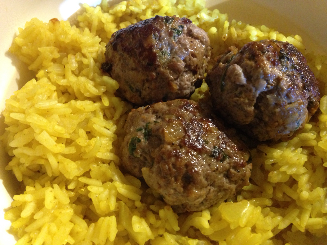  Curry curry and kefta meatballs 